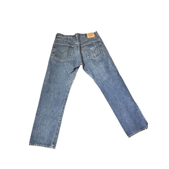 Vintage Levi’s 501 Shrink To Fit 38x34 2003 Raw Denim Great Shape - Picture 2 of 9